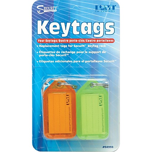 PM Company Replacement Key Tags, 4/Pk at Staples