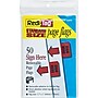 Redi-Tag® 1" Flags, "Sign Here", Red, 50 Flags/Pack~#|#~s0188028_sc7