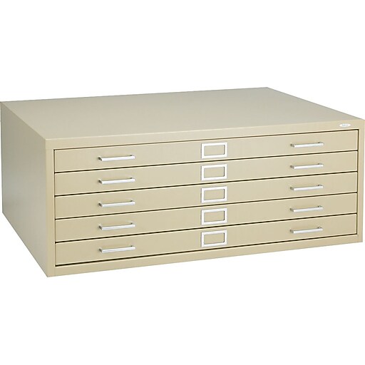Safco® Versatile Steel Flat Files, 5Drawers 37x26", 161/2Hx403