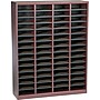 Safco E-Z Stor® 60-Compartment Literature Organizers, 40", Mahogany (9331MH)~#|#~s0188320_sc7