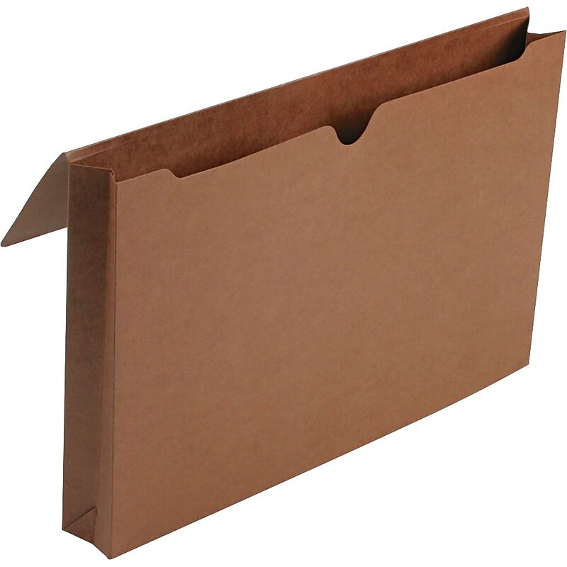 Smead Expanding Wallet, 2" Expansion, Flap and Cord Closure, Legal Size, Redrope (77245) image 1