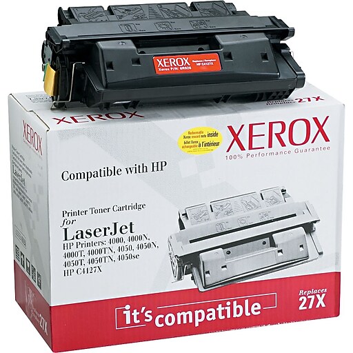 Shop Staples for Xerox Remanufactured Toner Cartridge, HP 27X (6R926