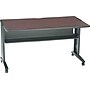 Safco 54" Workstation Desk, Mahogany/Medium Oak (1933)~#|#~s0191212_sc7