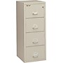 Fire King 1-Hour Fire Resistant Vertical File Cabinet, Legal, 4-Drawer, Parchment, 31 1/2"D, Truck to Loading Dock~#|#~s0191928_sc7