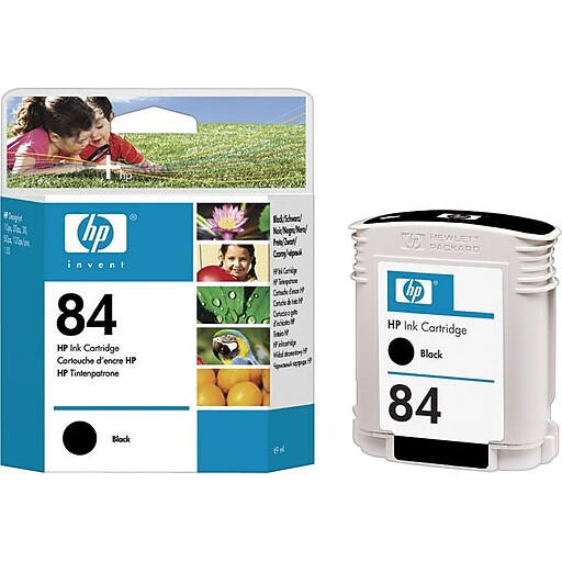 HP 84 Black Ink Cartridge (C5016A) Staples