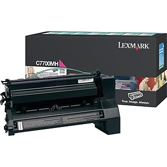 Lexmark C7700 Magenta High Yield Toner Cartridge