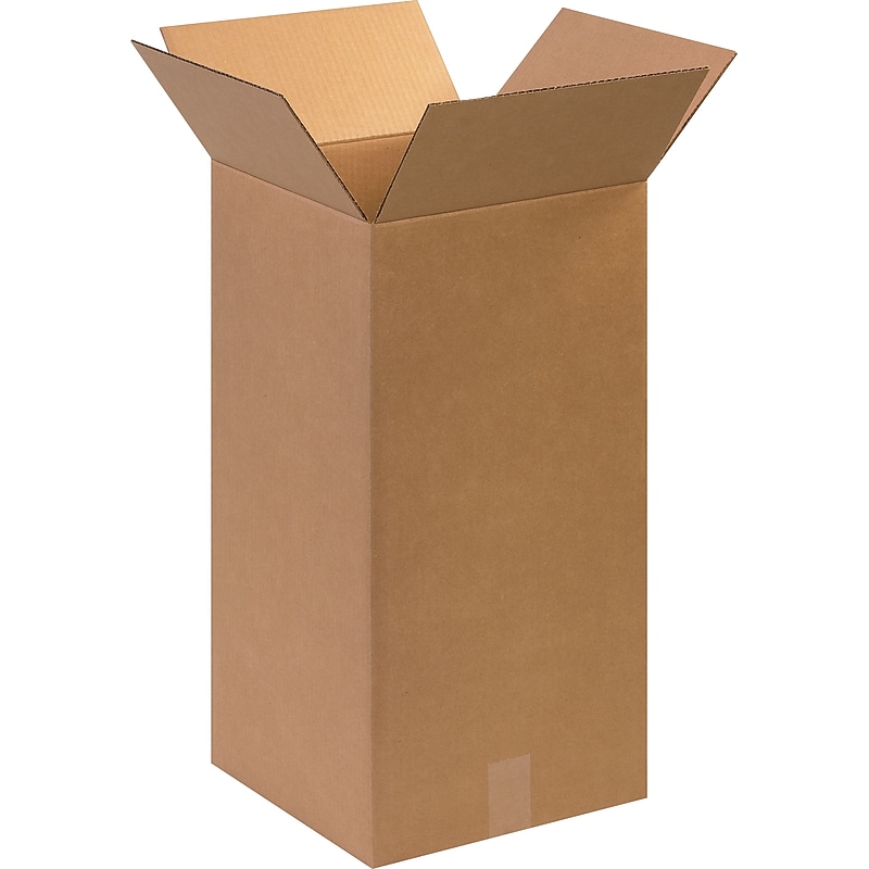 12" x 12" x 24" Shipping Boxes, 32 ECT, 25/Bundle (121224) image 1
