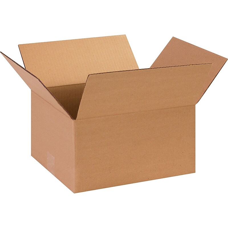13" x 11" x 7" Shipping Boxes, 32 ECT, Brown, 25/Bundle (13117) image 1