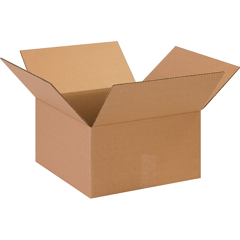 13.5" x 13.5" x 7.5" Shipping Boxes, 32 ECT, Brown, 25/Bundle (13137) image 1