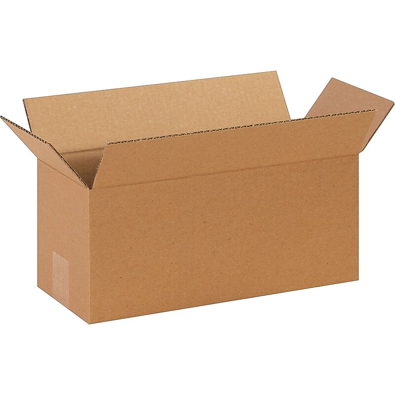 14" x 6" x 6" Shipping Boxes, 32 ECT, Brown, 25/Bundle (1466) image 1
