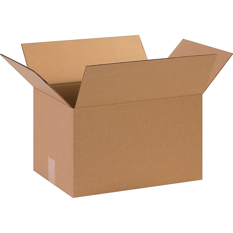 15" x 11" x 9" Shipping Boxes, 32 ECT, Brown, 25/Bundle (15119) image 1