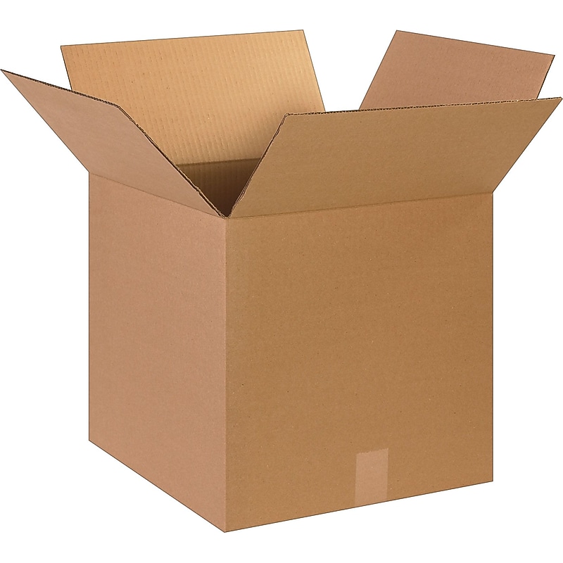 15" x 15" x 15", 32 ECT, Shipping Boxes, 25/Bundle (CW57878) image 1