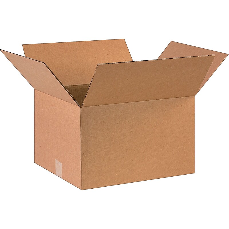 16" x 14" x 10" Shipping Boxes, 32 ECT, Kraft, 25/Bundle (BS161410) image 1