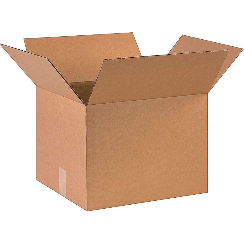 16" x 14" x 12" Shipping Boxes, 32 ECT, Brown, 25/Bundle (161412) image 1