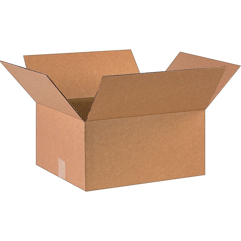 16" x 14" x 8" Shipping Boxes, 32 ECT Brown, 25/Bundle (16148) image 1
