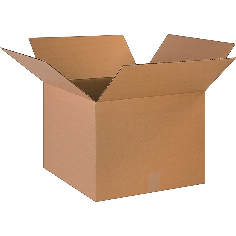 18" x 18" x 14" Shipping Boxes, 32 ECT, Brown, 20/Bundle (181814) image 1