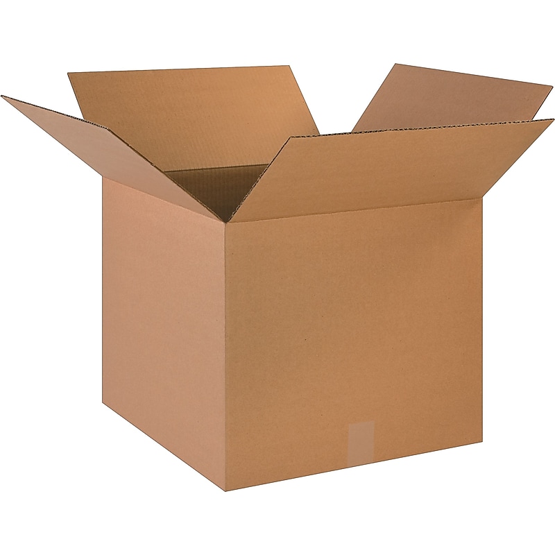 18" x 12" x 5" Shipping Boxes, 32 ECT Brown, 25/Bundle (18125) image 1