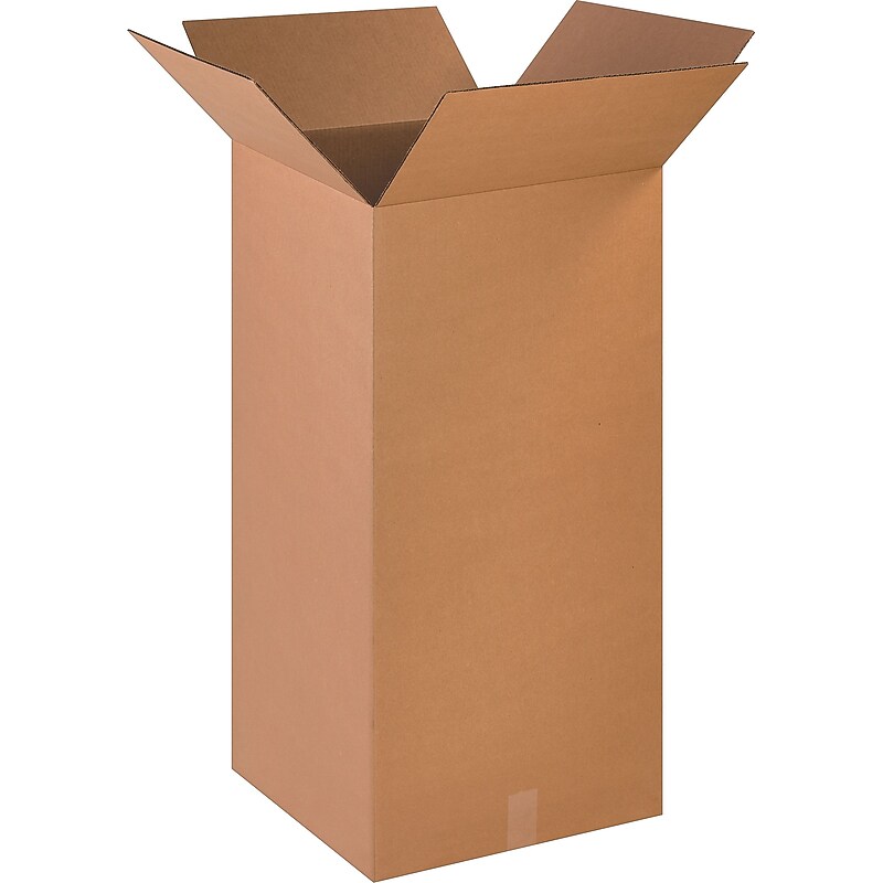 18" x 18" x 36" Shipping Boxes, 32 ECT, Brown, 20/Bundle (BS181836) image 1