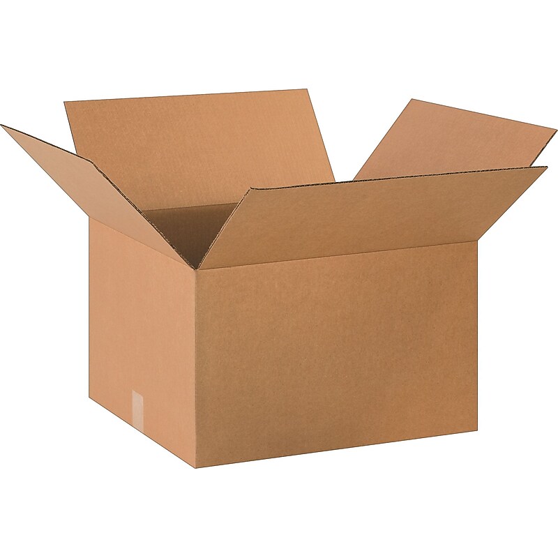 20" x 18" x 12" Shipping Boxes, 32 ECT, Brown, 20/Bundle (BS201812) image 1