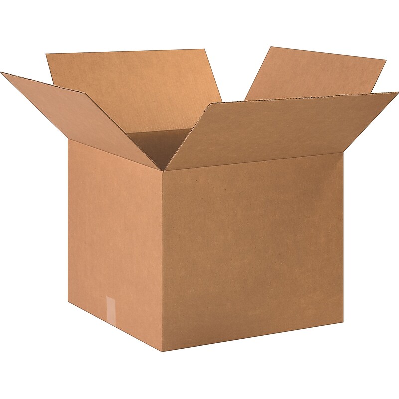 20" x 10" x 4" Shipping Boxes, 32 ECT, Brown, 25/Bundle (20104) image 1