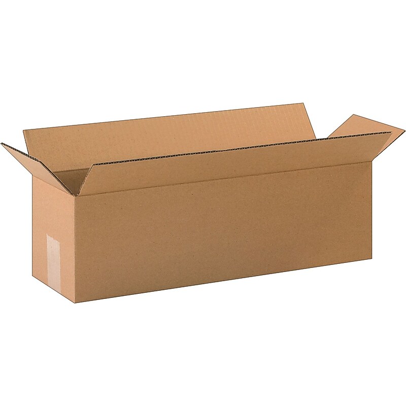 20" x 6" x 6" Shipping Boxes, 32 ECT, Brown, 25/Bundle (2066) image 1