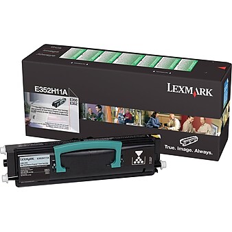 Lexmark E352H11A Black High Yield Toner Cartridge