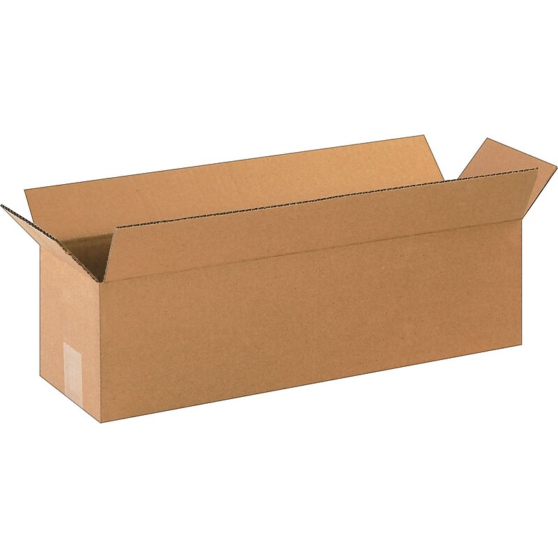 22" x 6" x 6" Shipping Boxes, 32 ECT, Brown, 25/Bundle (2266) image 1