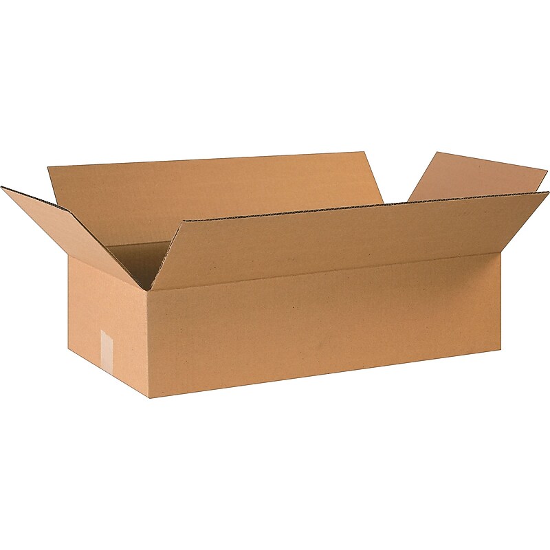24" x 12" x 6" Shipping Boxes, 32 ECT, Brown, 25/Bundle (BS241206) image 1
