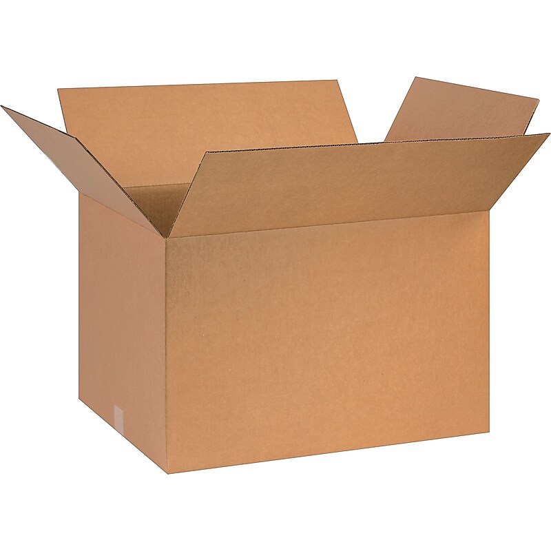26" x 18" x 16" Corrugated Kraft Boxes, 25/Bundle (BS261816X) image 1