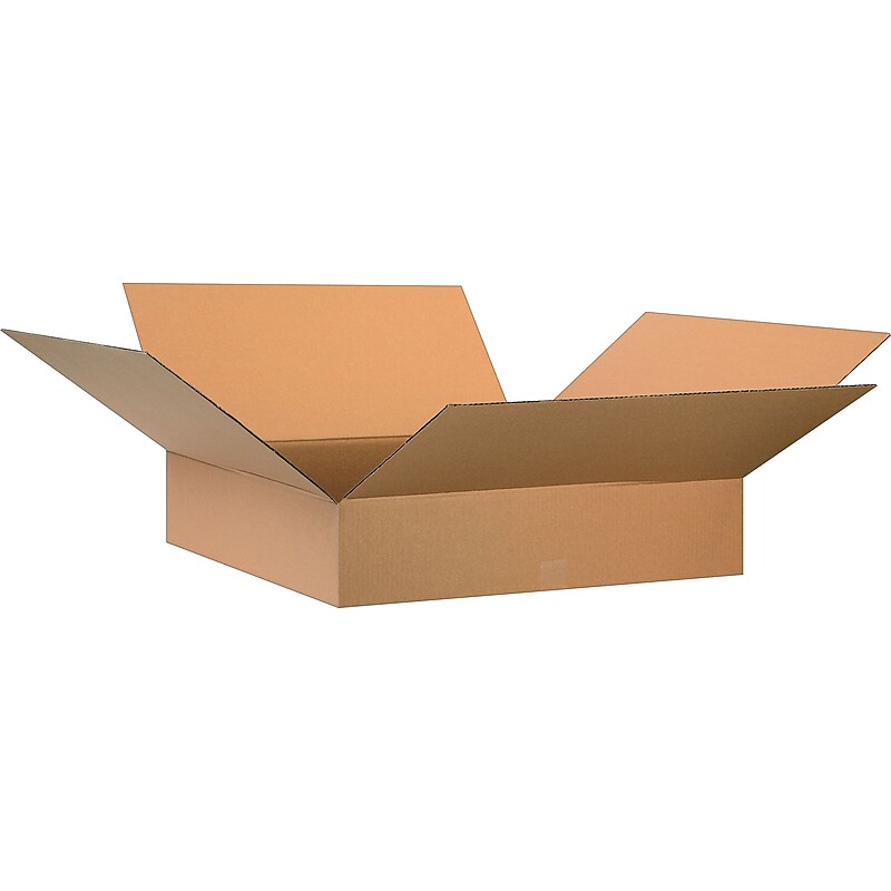 28" x 28" x 6" Shipping Boxes, 32 ECT, Brown, 10/Bundle (28286) image 1
