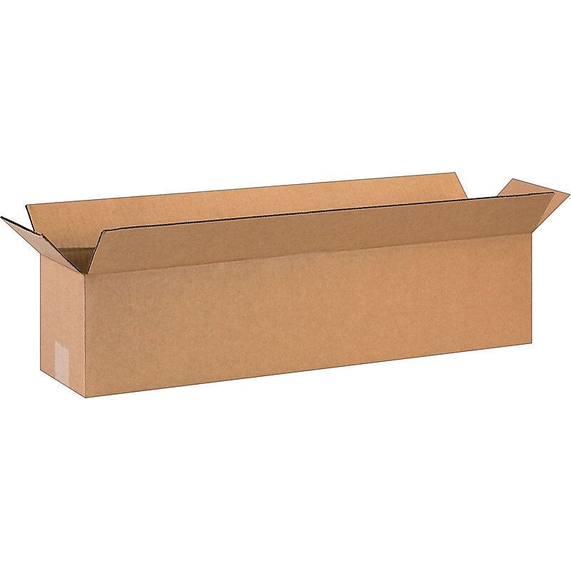 28" x 6" x 6" Shipping Boxes, 32 ECT, Brown, 20/Bundle (2866) image 1
