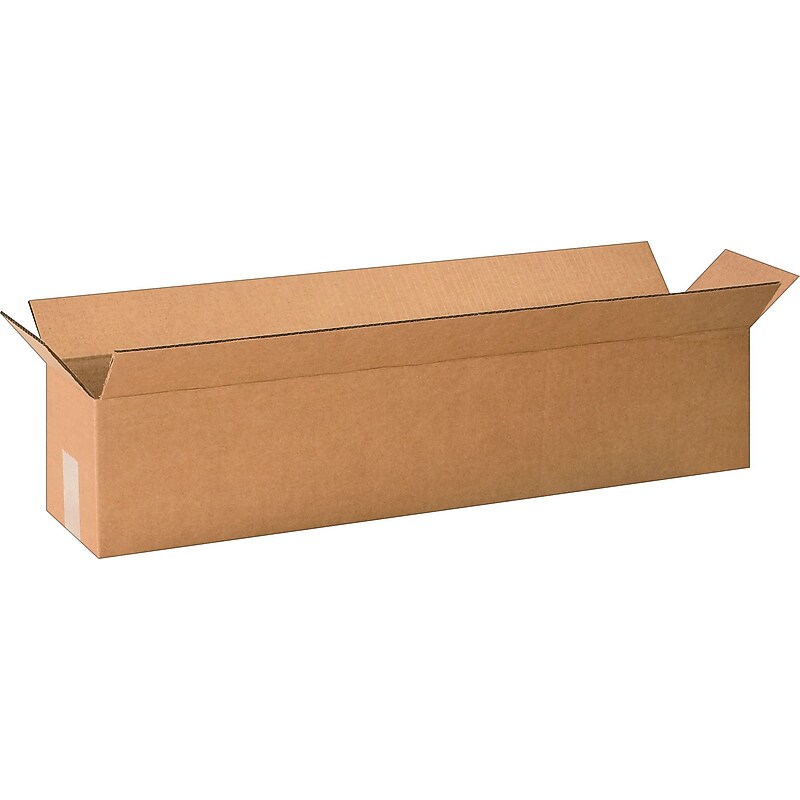 30" x 6" x 6" Shipping Boxes, 32 ECT, Brown, 25/Bundle (3066) image 1