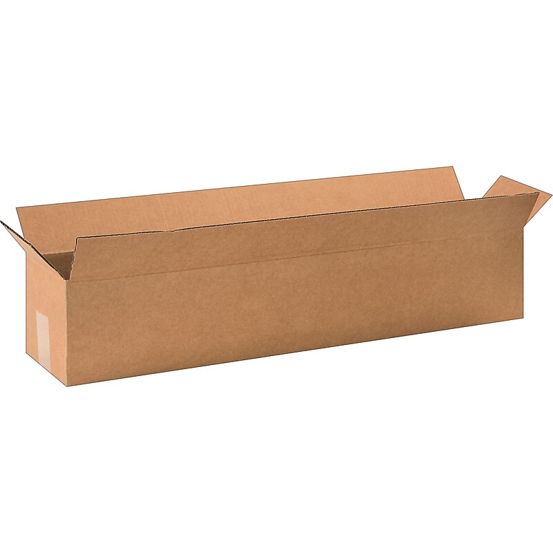 32" x 6" x 6" Shipping Boxes, 32 ECT, Brown, 25/Bundle (3266) image 1