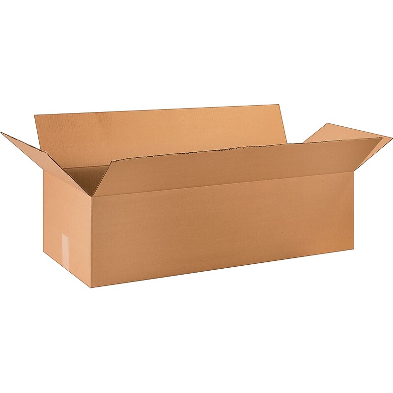 36" x 14" x 10" Shipping Boxes, 32 ECT, Brown, 15/Bundle (361410) image 1