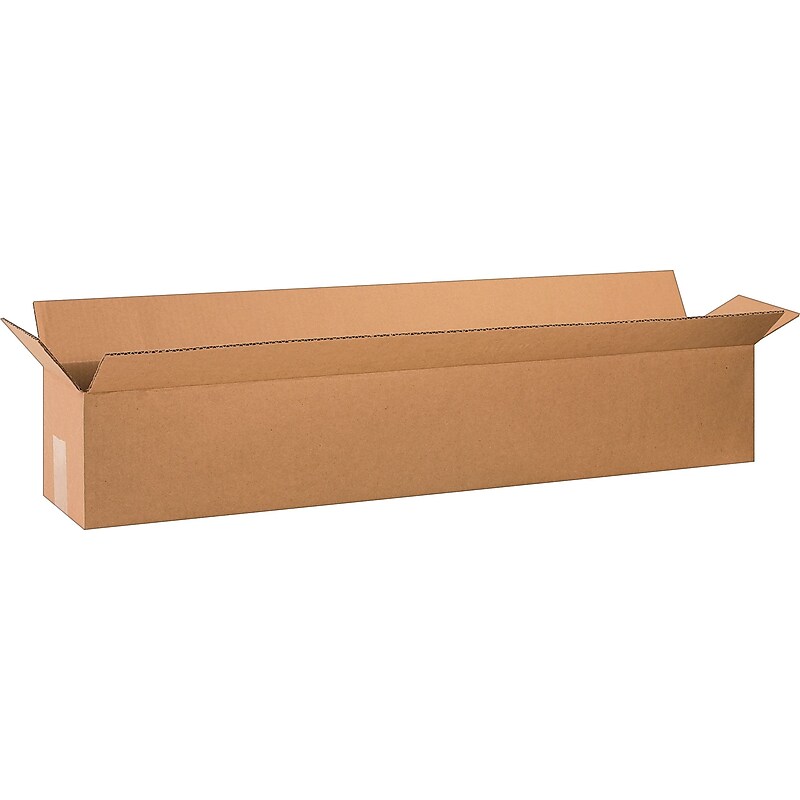 36" x 6" x 6" Shipping Boxes, 32 ECT, Brown, 25/Bundle (3666) image 1