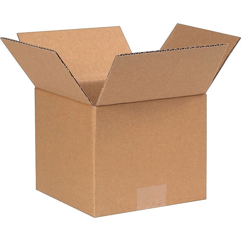7" x 7" x 6" Shipping Boxes, 32 ECT, Brown, 25/Bundle (776) image 1