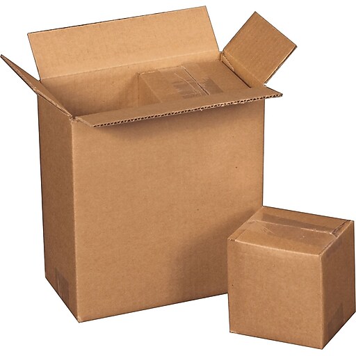 Corrugated Mailing Boxes, 8.5"L x 5.5"W x 12"H, 20/Bundle at Staples