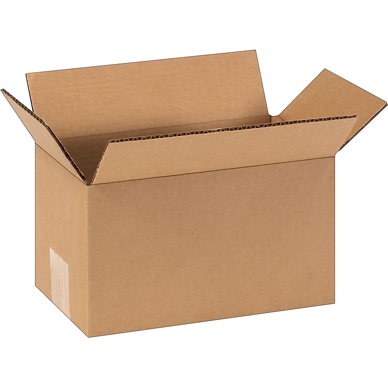 9" x 5" x 5" Shipping Boxes, 32 ECT, Brown, 25/Bundle (955) image 1