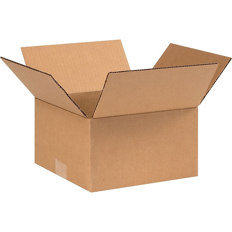 9" x 9" x 5" Shipping Boxes, 32 ECT, Brown, 25/Bundle (995) image 1