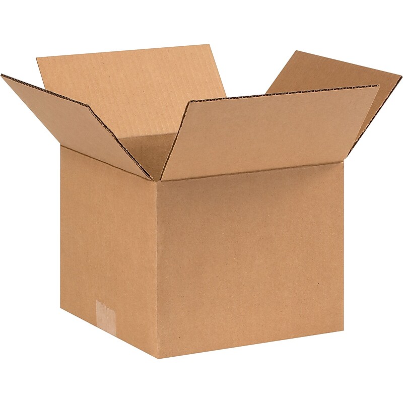 9" x 9" x 7" Shipping Boxes, 32 ECT, Brown, 25/Bundle (997) image 1