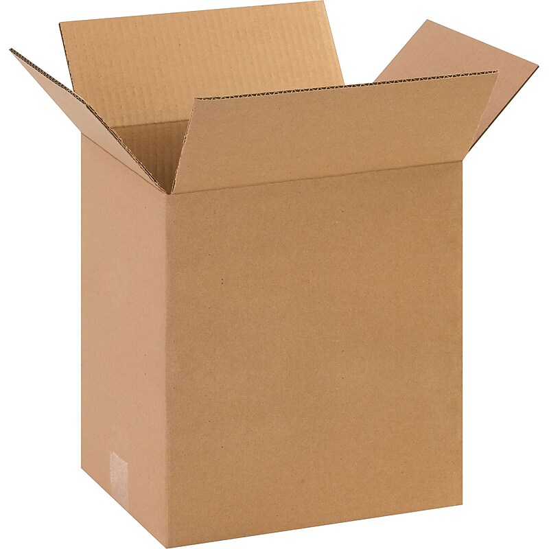 11.25" x 8.75" x 12" Shipping Boxes, 44 ECT, Kraft, 25/Bundle (BS110812HD) image 1