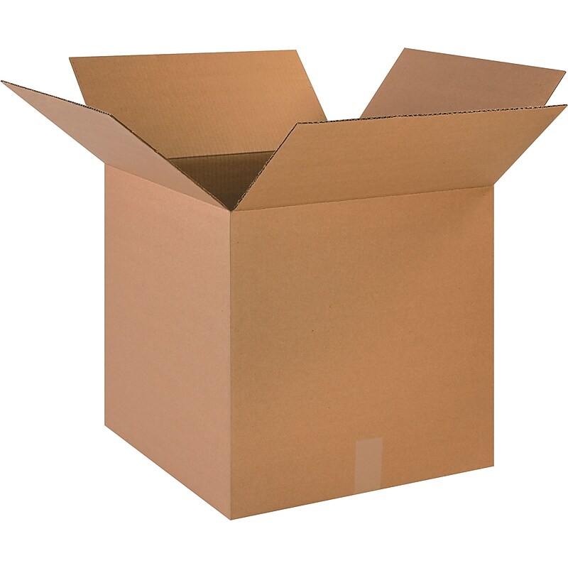 16" x 16" x 16" Shipping Boxes, 32 ECT, Brown, Each (19281) image 1