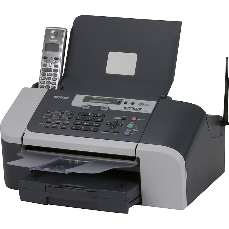 Brother IntelliFAX® 1960c Color Inkjet Plain-Paper Cordless Fax Machine image 1