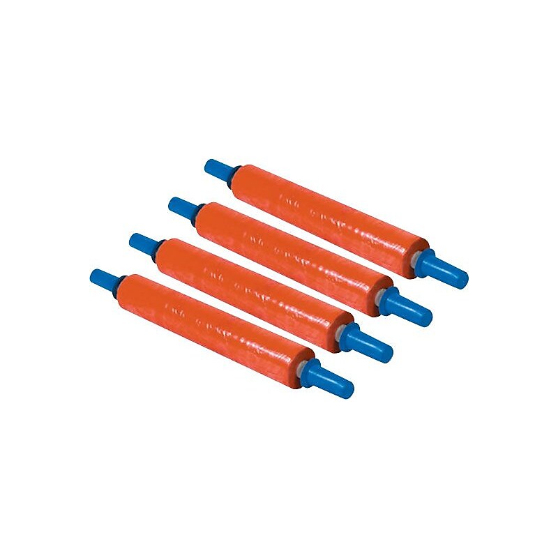 20" x 1000' 80 Gauge Cast Stretch Wrap, Orange Tinted, 4/Carton (GOOD20ORANGE) image 1