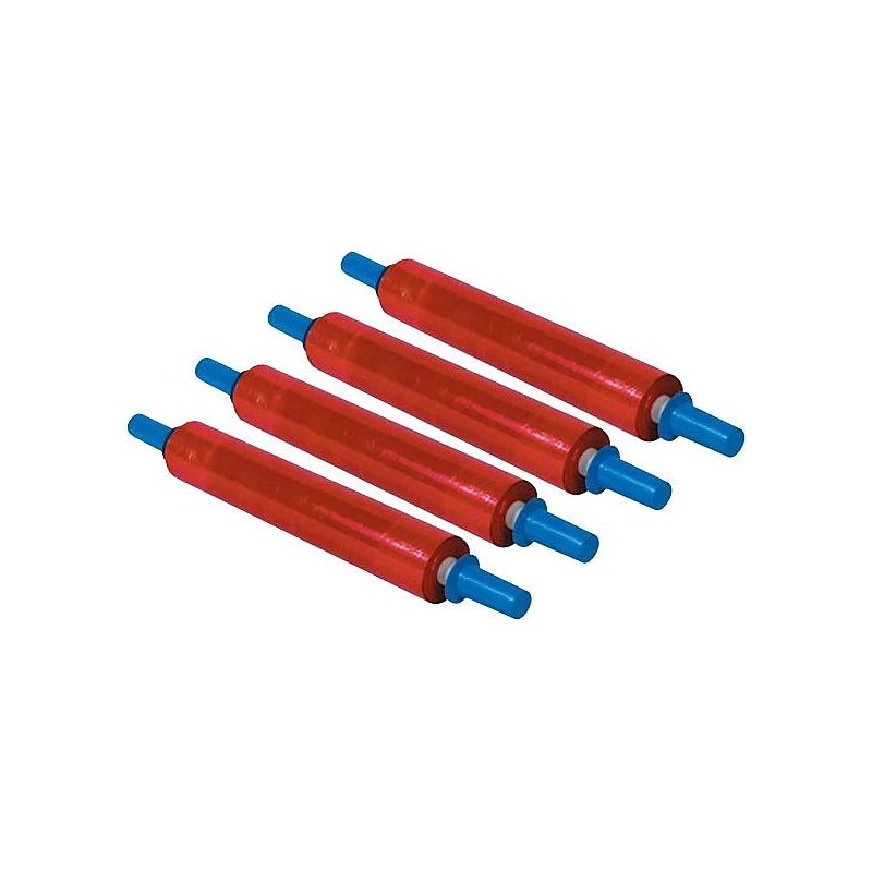 20" x 1000' 80 Gauge Cast Stretch Wrap, Red Tinted, 4/Carton (GOOD20RED) image 1