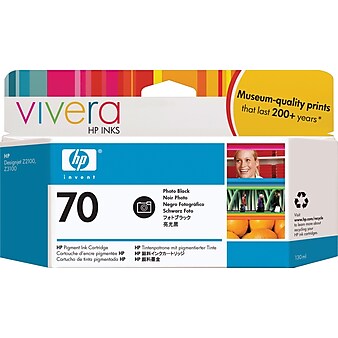 HP 70 Photo Black Standard Yield Ink Cartridge (C9449A)