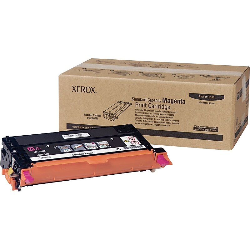 Xerox 113R00720 Magenta Standard Yield Toner Cartridge image 1