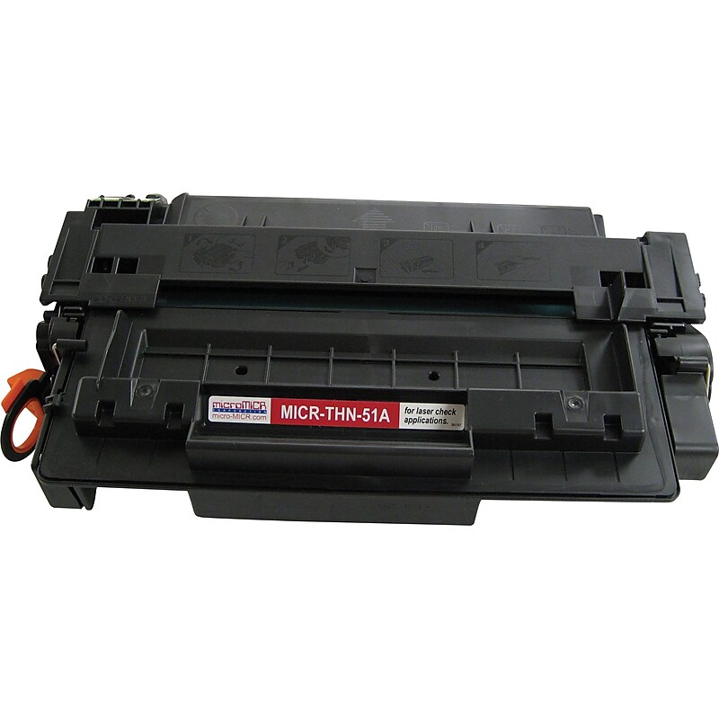 MicroMICR 51A MICR Cartridge, Black (MICRTHN51A) image 1