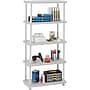 ICEBERG Rough 'N Ready 5-Shelf Polyethylene Stand Alone, 36", Black (20853)~#|#~s0199613_sc7
