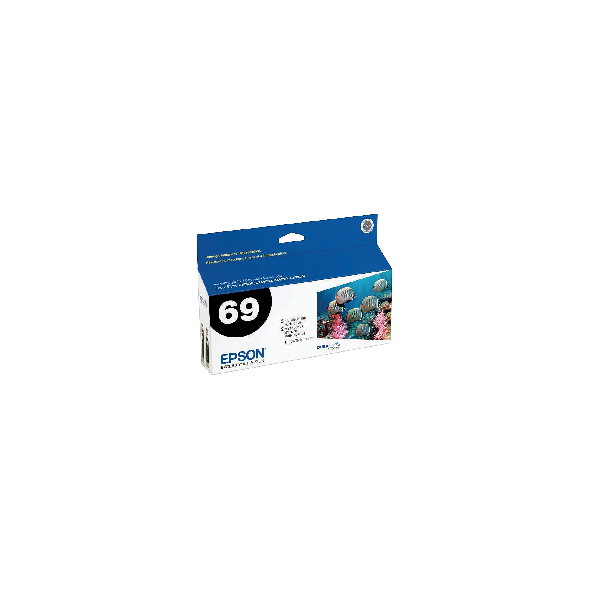 Epson T69 Black Standard Yield Ink Cartridge, 2/Pack Sansujyuku sansujyuku.com